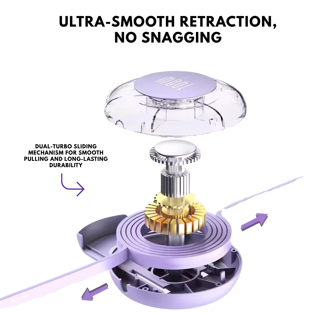CandyRoll™ – Retractable 100W USB-C Charging Cable