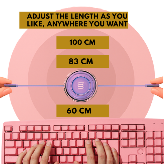 CandyRoll™ – Retractable 100W USB-C Charging Cable