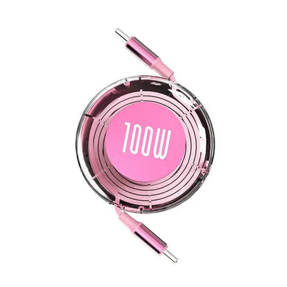 CandyRoll™ – Retractable 100W USB-C Charging Cable