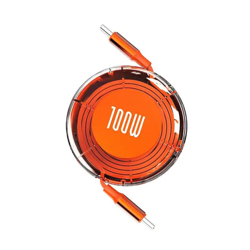CandyRoll™ – Retractable 100W USB-C Charging Cable