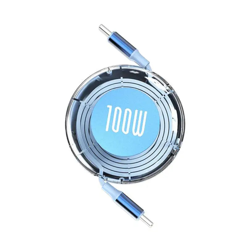 CandyRoll™ – Retractable 100W USB-C Charging Cable