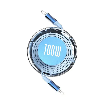 CandyRoll™ – Retractable 100W USB-C Charging Cable