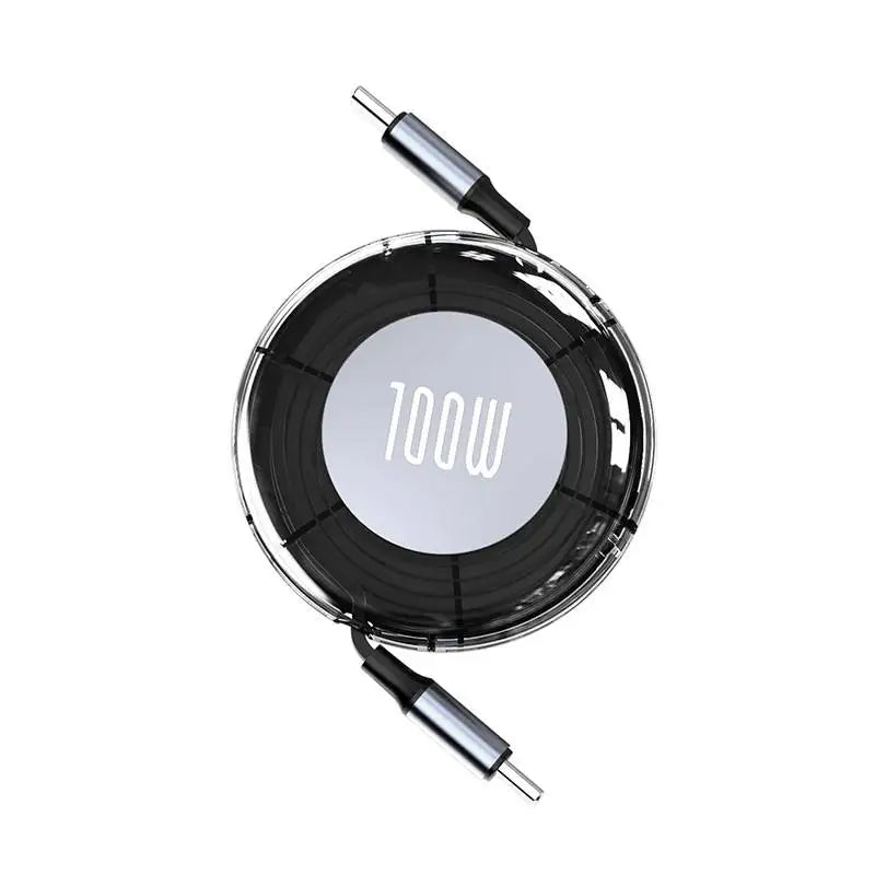 CandyRoll™ – Retractable 100W USB-C Charging Cable