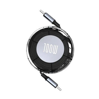 CandyRoll™ – Retractable 100W USB-C Charging Cable