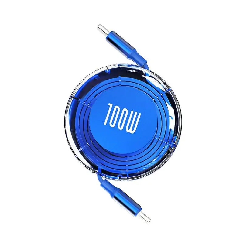 CandyRoll™ – Retractable 100W USB-C Charging Cable